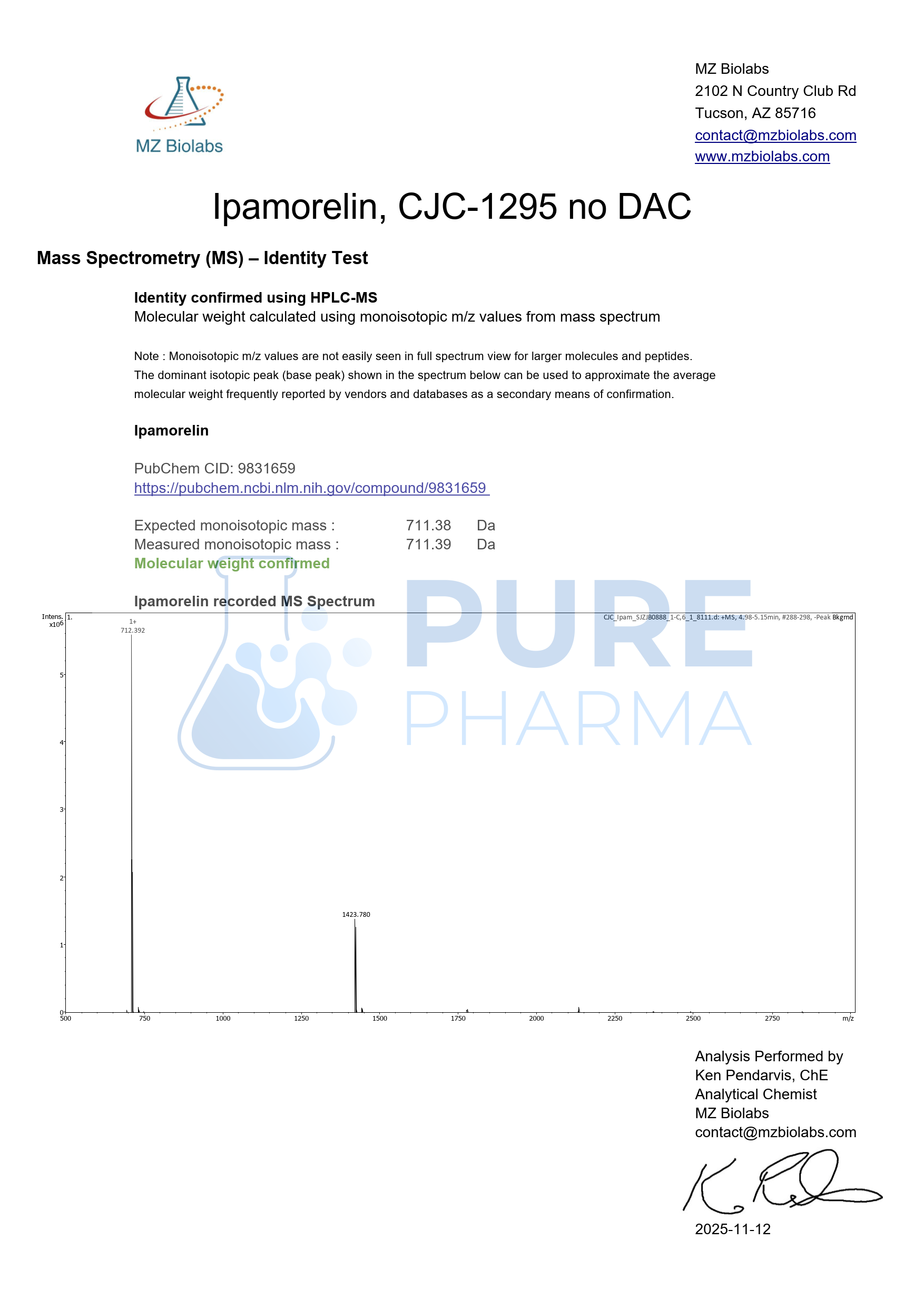 CJC-1295+Ipamorelin 10mg Pure Pharma Australia CJC-1295+Ipamorelin 10mg Pure Pharma Australia