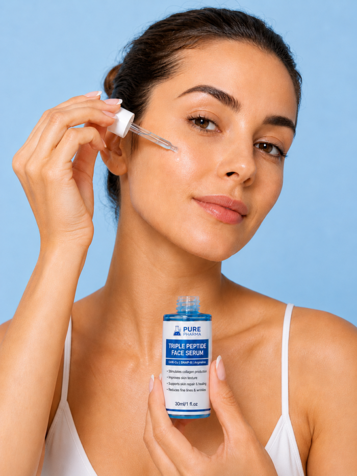 GHK-CU PEPTIDE FACE SERU PRODUCT IMAGE 3(1)_80pct Triple Peptide GHK-Cu Face Serum 30ml - Image 3